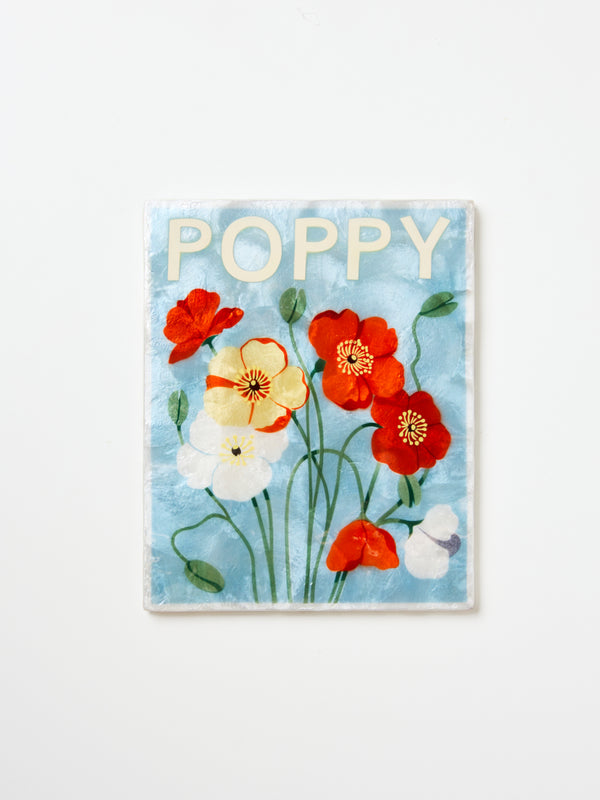 MARKET WALL ART POPPY