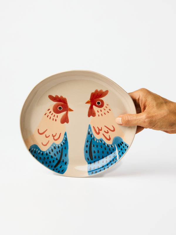 COOP BARN BLUE PLATE