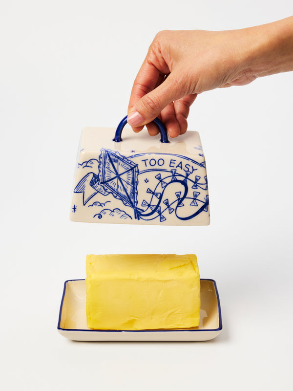 INKED BUTTER DISH TOO EASY