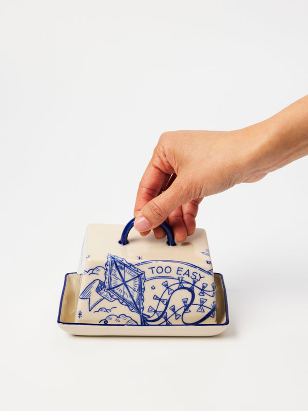 INKED BUTTER DISH TOO EASY