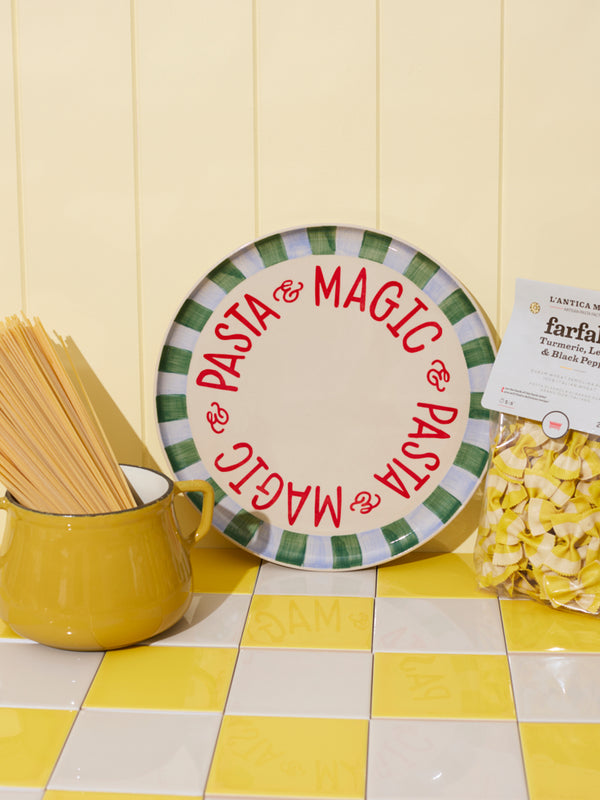 LOVE NOTES PLATTER PASTA STRIPE