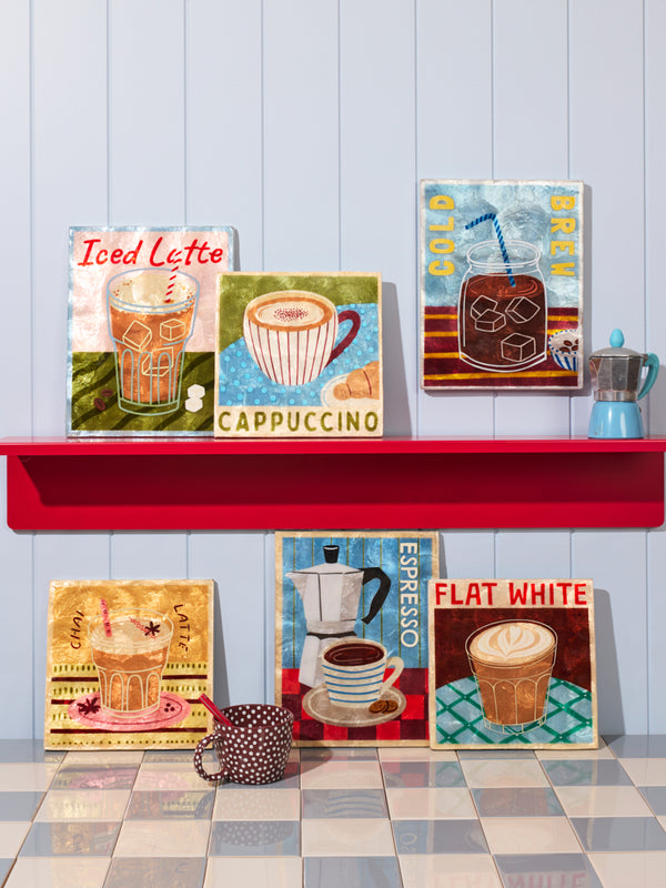 BARISTA WALL ART ICED LATTE