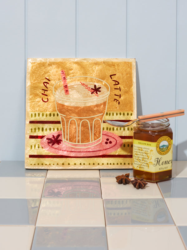 BARISTA WALL ART CHAI LATTE