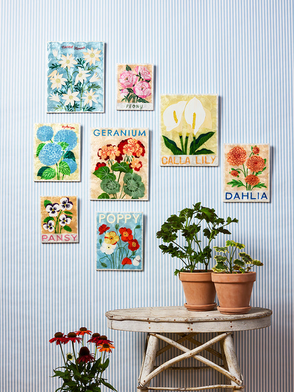 MARKET WALL ART POPPY