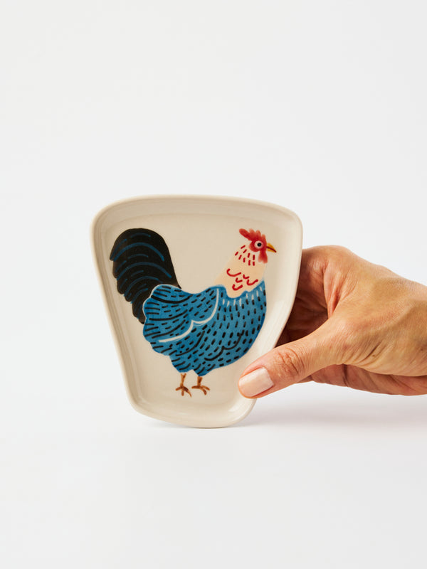 COOP WONKY BARN BLUE PLATE