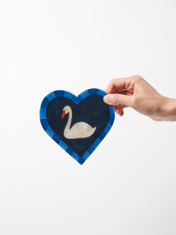 PATCH WALL ART SWAN