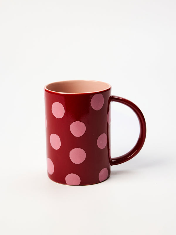 HAPPY MUG SPOT RED