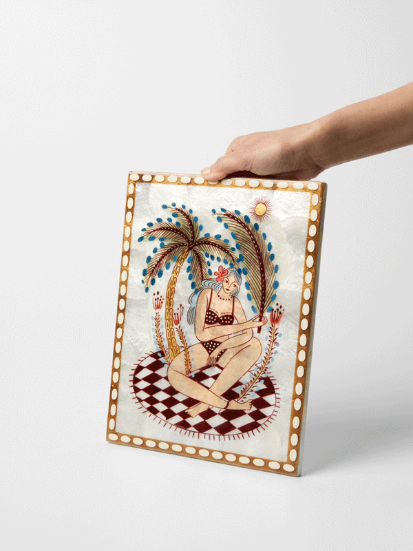 BANANA MOON WALL ART WOMAN