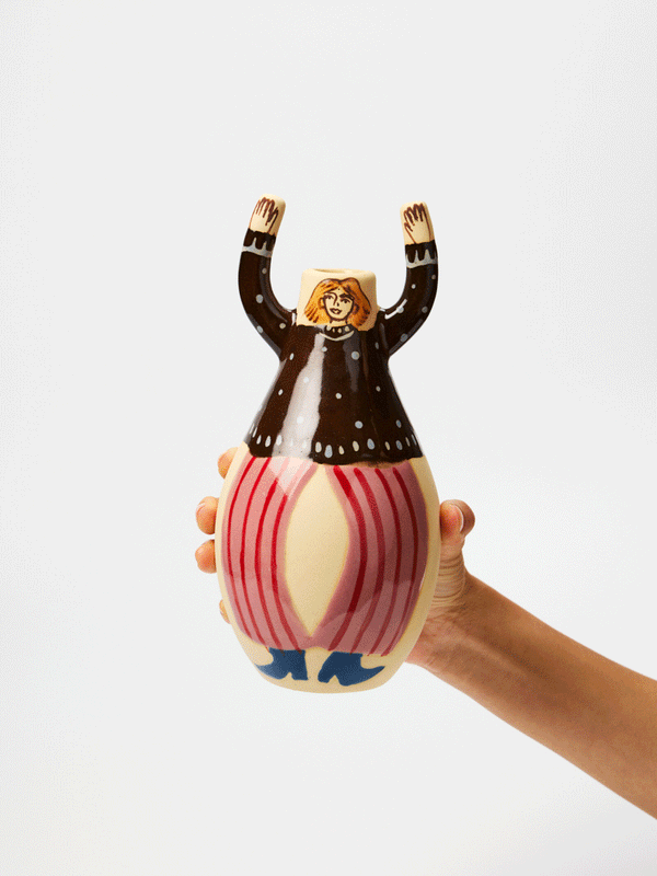 PARTY PEOPLE VASE STRIPEY PANTS
