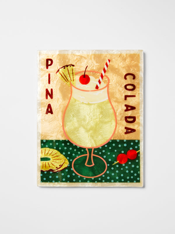 HAPPY HOUR WALL ART PINA COLADA