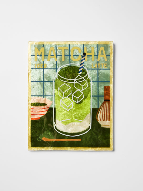 BARISTA WALL ART MATCHA