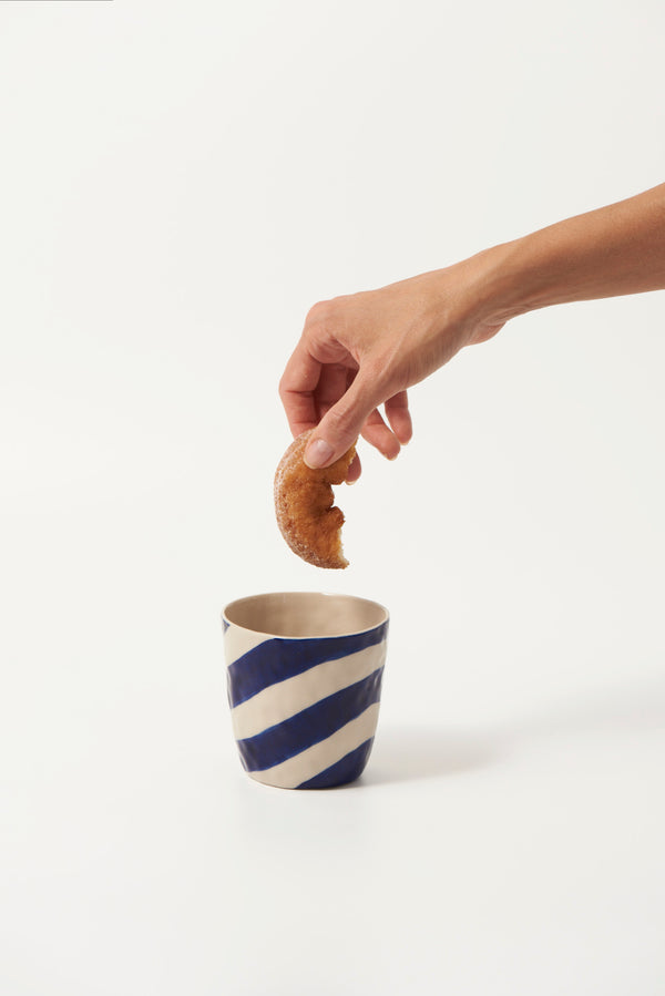 CABANA STRIPE TUMBLER BLUE