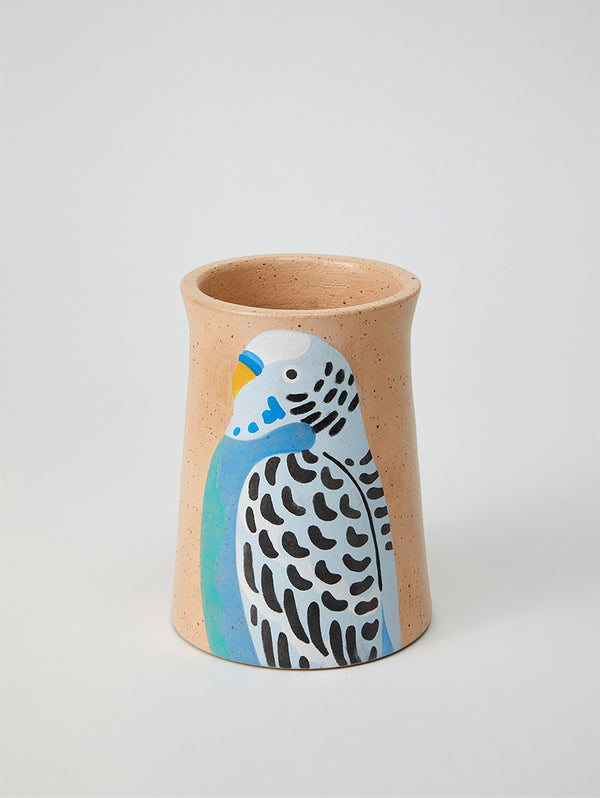 AERIAL BUDGIE VASE