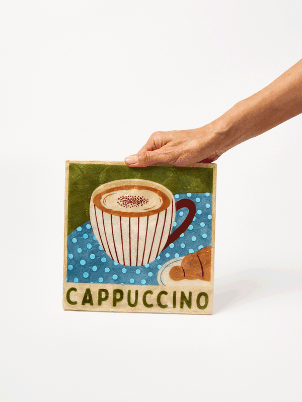 BARISTA WALL ART CAPPUCCINO