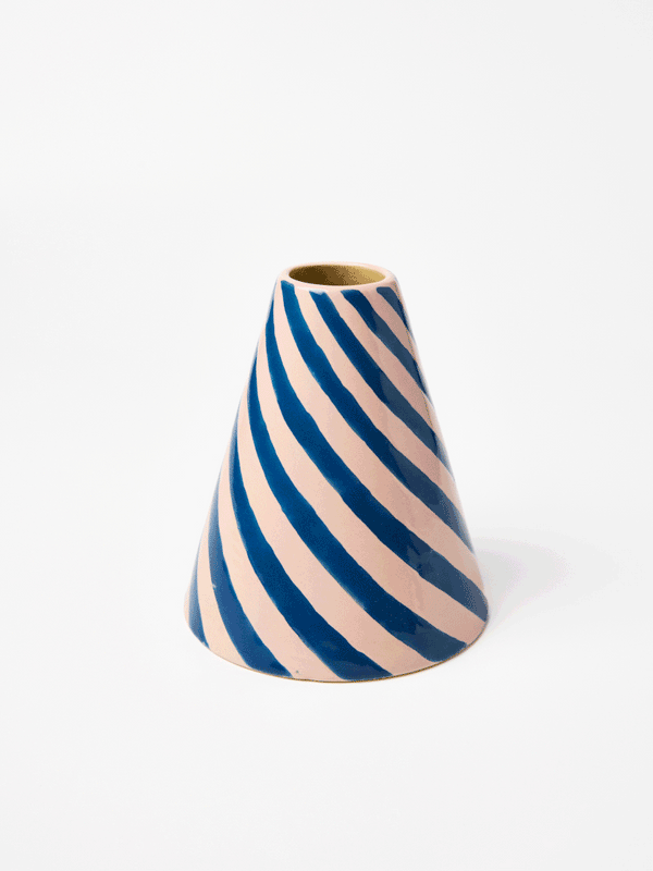 JESTER VASE BLUEBERRY SWIRL