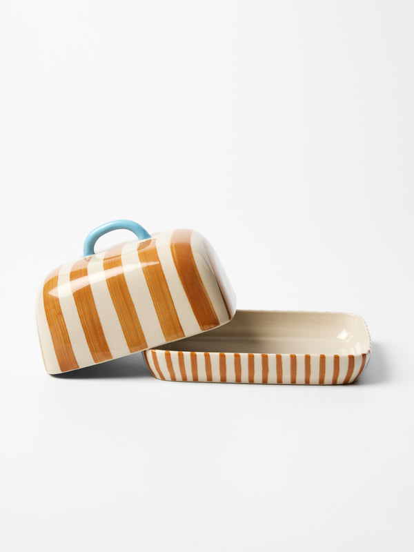 BLOOMIE BUTTER DISH HONEY