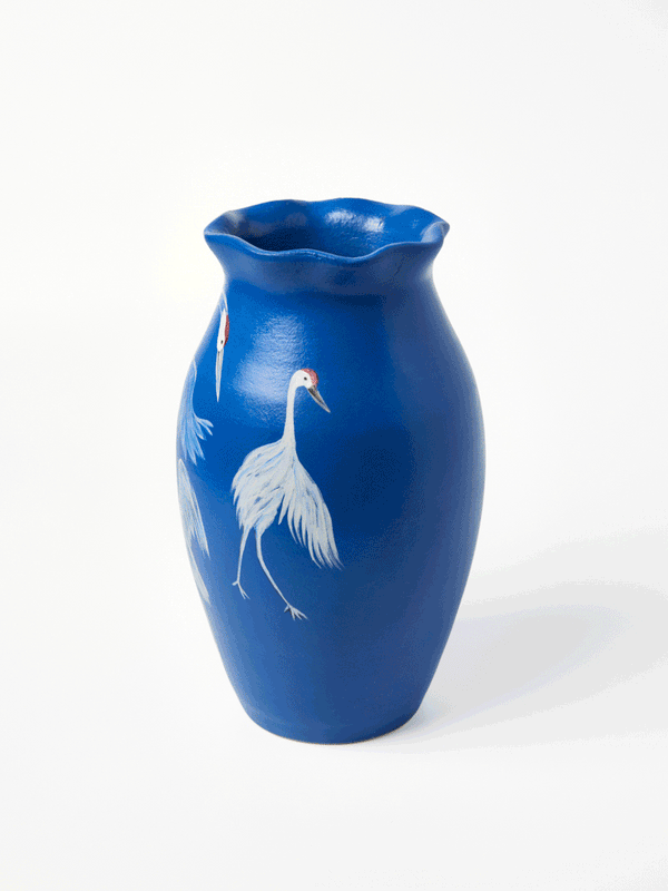 ODETTE VASE SAPPHIRE