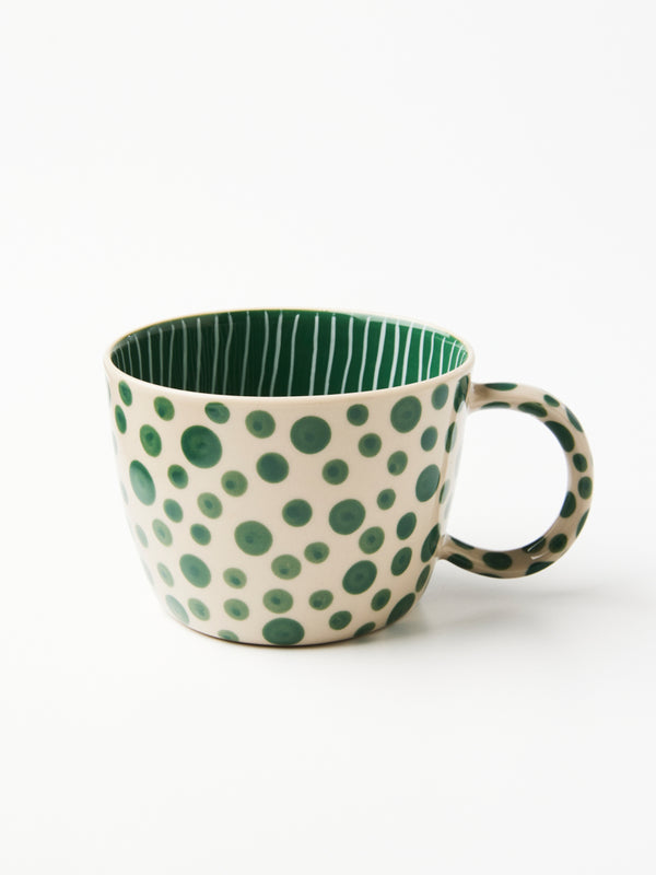 CHINO MUG GREEN SPOT