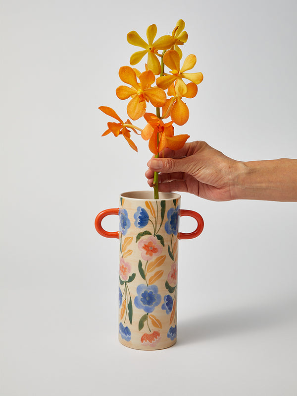 GRIFFE MULTI FLORAL TALL VASE