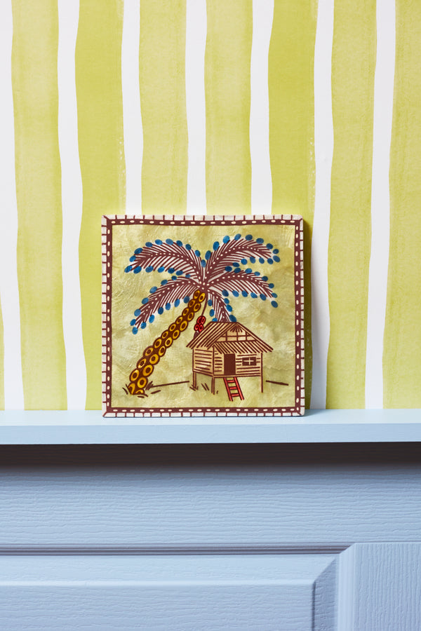 BANANA MOON WALL ART HUT