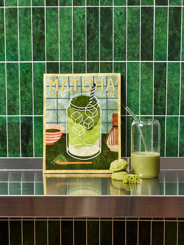 BARISTA WALL ART MATCHA