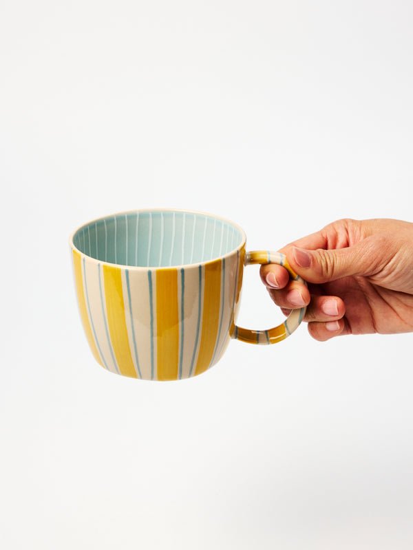 CHINO MUG TICKING YELLOW