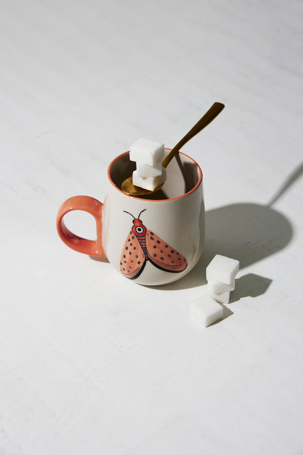 MOTH PARTY MUG PINK