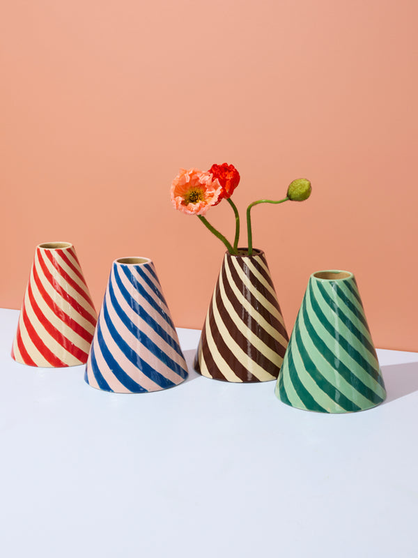 JESTER VASE BLUEBERRY SWIRL