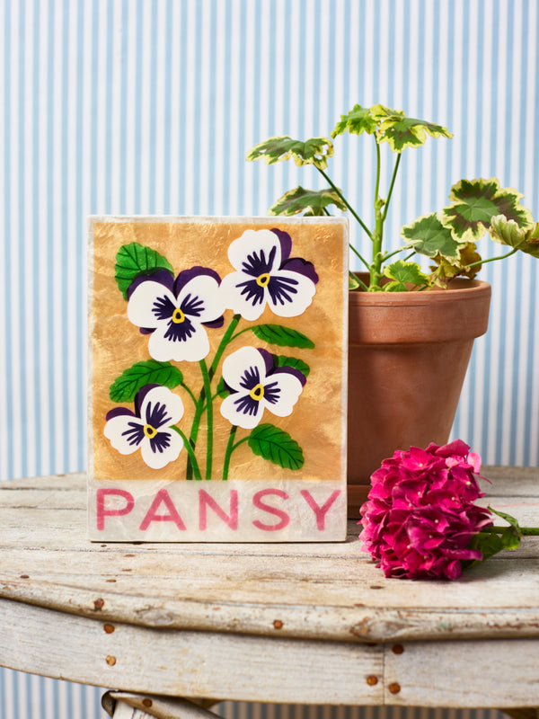 MARKET WALL ART PANSY
