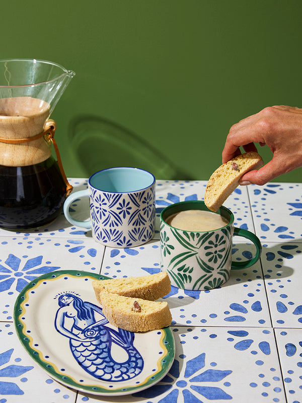 PICCOLO VITA MUG GREEN TILE