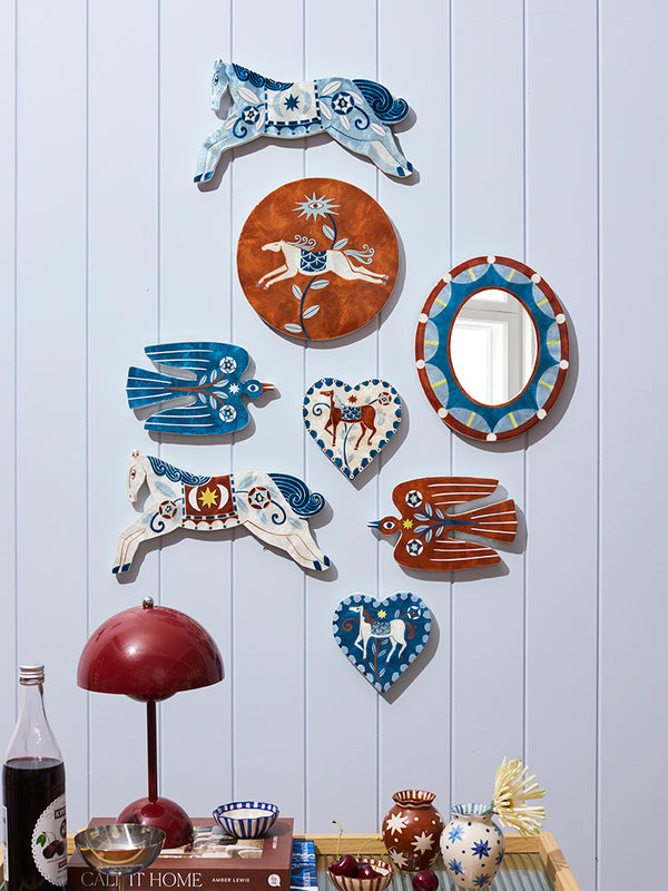 PALOMA WALL ART WHITE HORSE