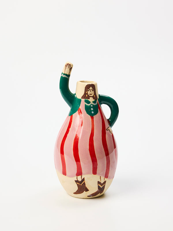 PARTY PEOPLE VASE RED RESS
