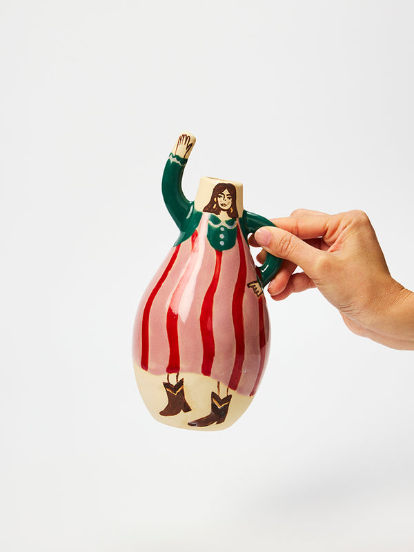 PARTY PEOPLE VASE RED RESS