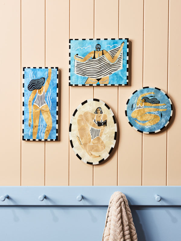 BEACH DAY WALL ART TOWEL OFF