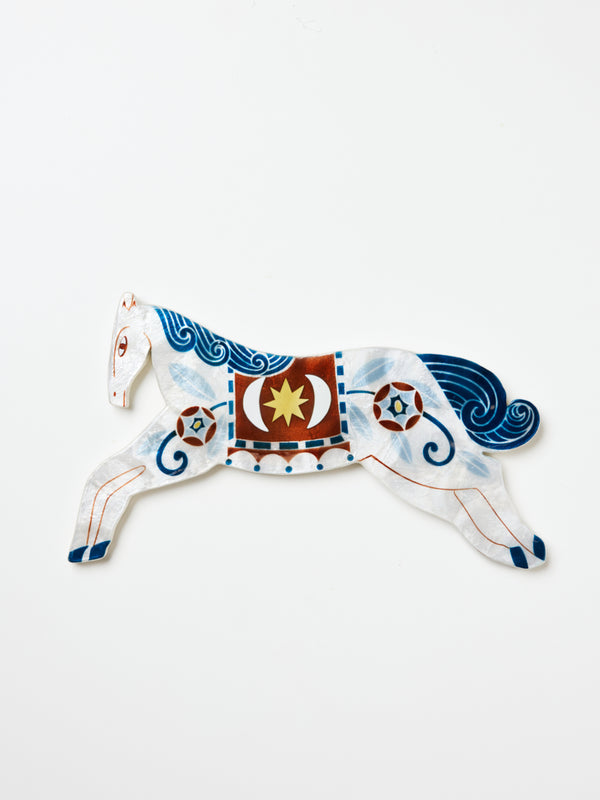 PALOMA WALL ART WHITE HORSE