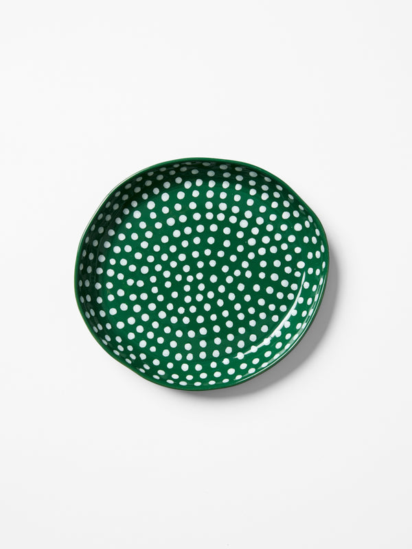 CHINO DISH GREEN SPRINKLE