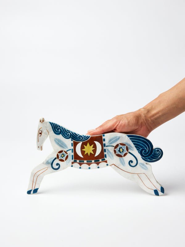 PALOMA WALL ART WHITE HORSE