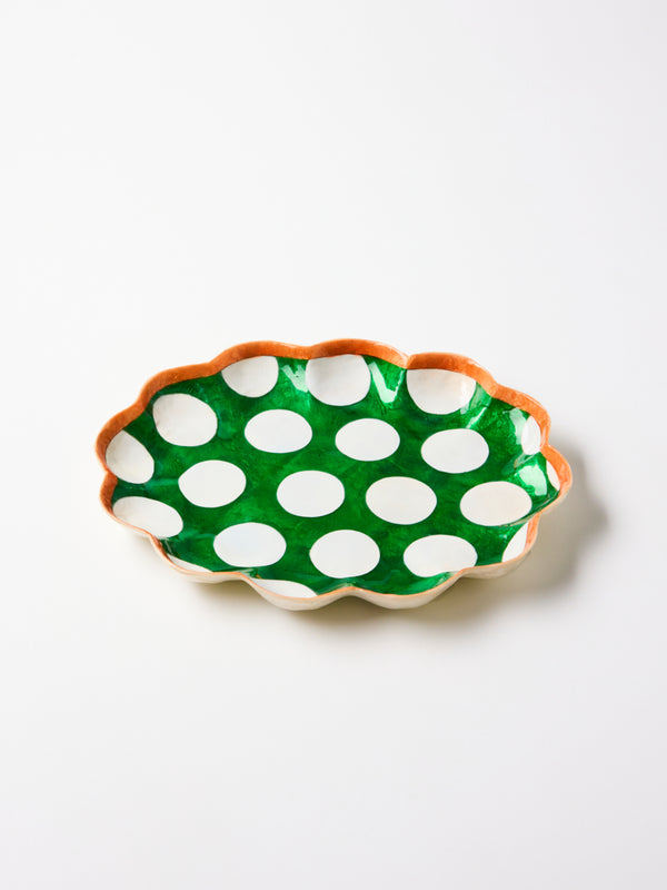 PARADIS SCALLOP GREEN TRAY