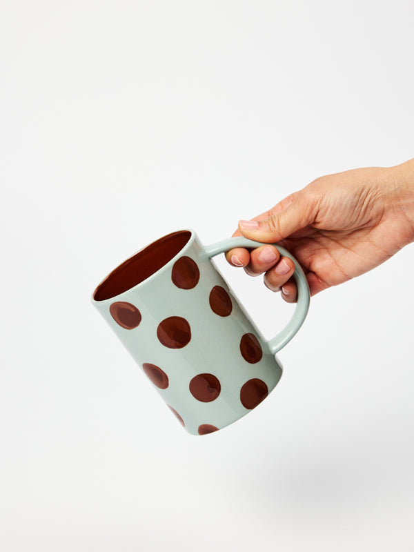 HAPPY MUG SPOT BROWN