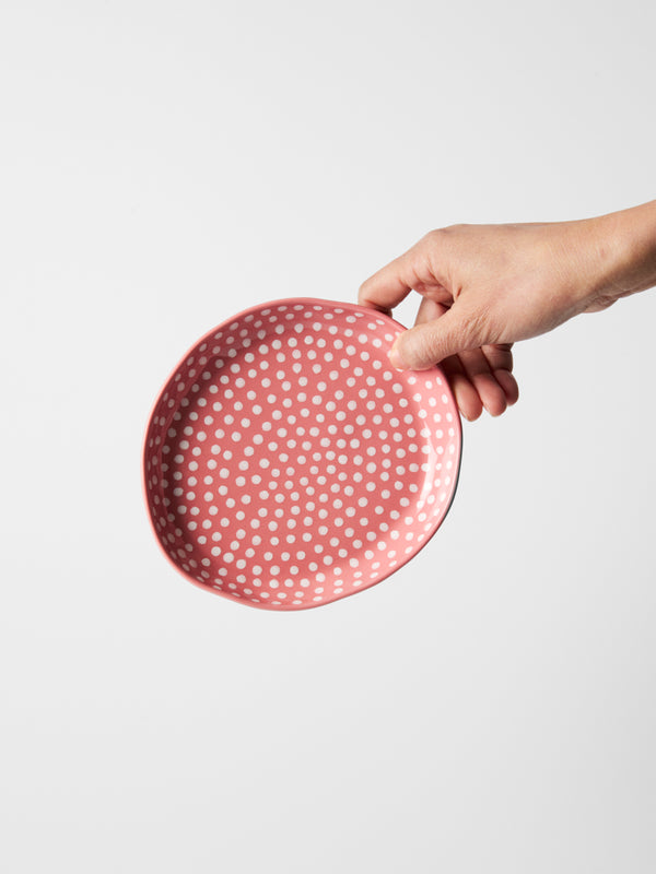 CHINO DISH PINK SPRINKLE