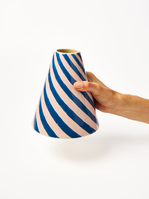 JESTER VASE BLUEBERRY SWIRL