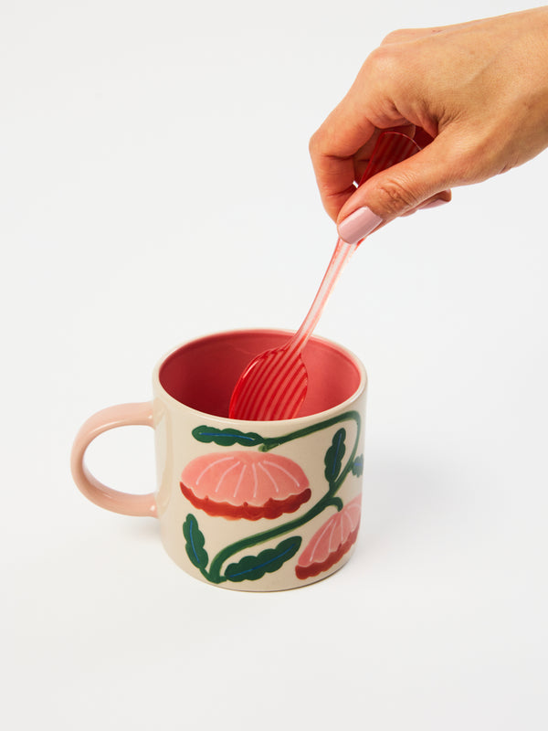 BLOOMIE PINK FLOWER MUG