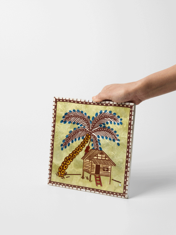BANANA MOON WALL ART HUT