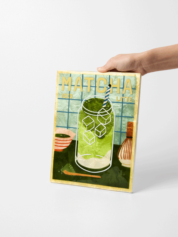 BARISTA WALL ART MATCHA