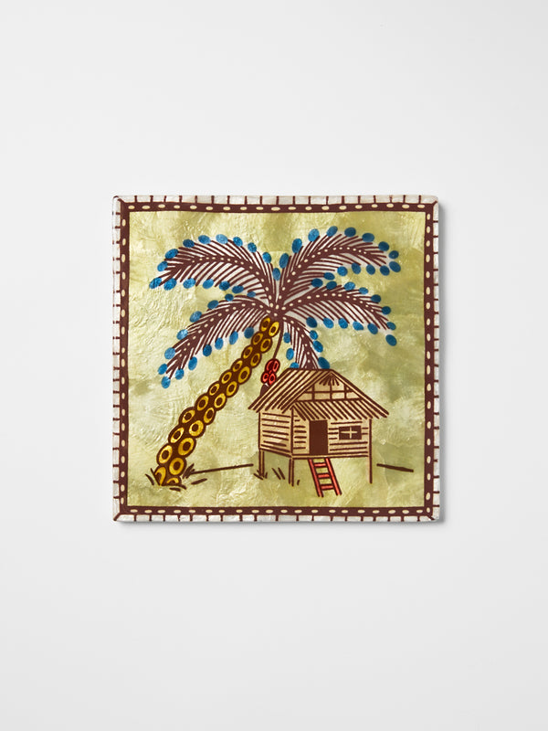 BANANA MOON WALL ART HUT