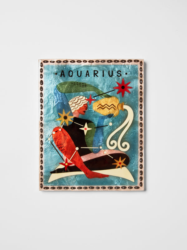 ZODIAC WALL ART AQUARIUS