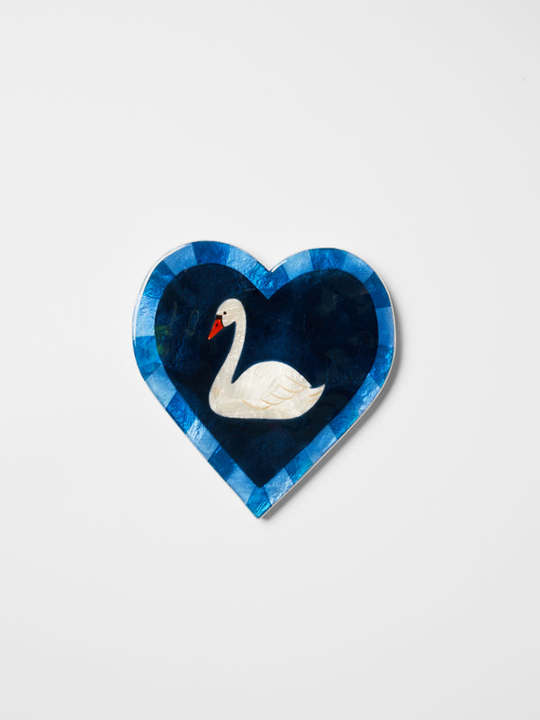 PATCH WALL ART SWAN