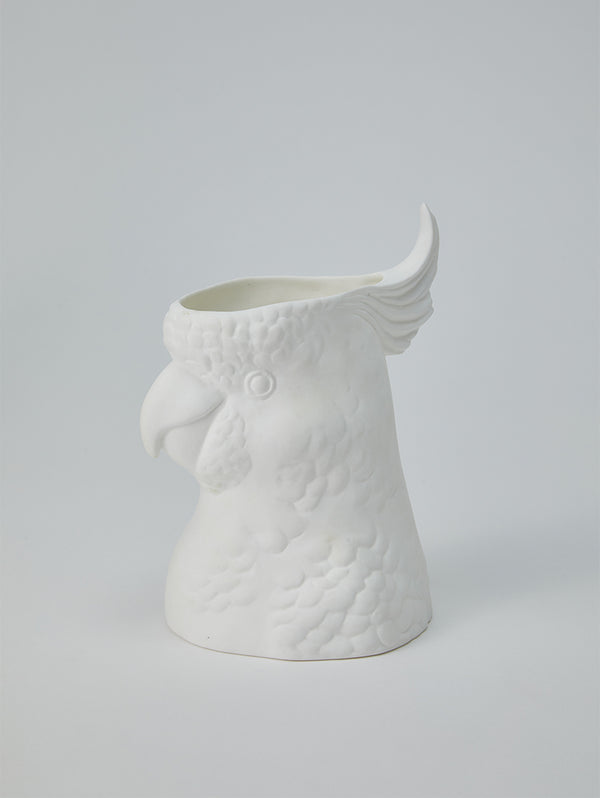 FEATHER COCKATOO VASE