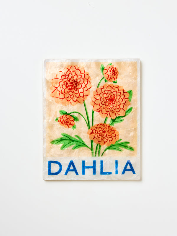 MARKET WALL ART DAHLIA