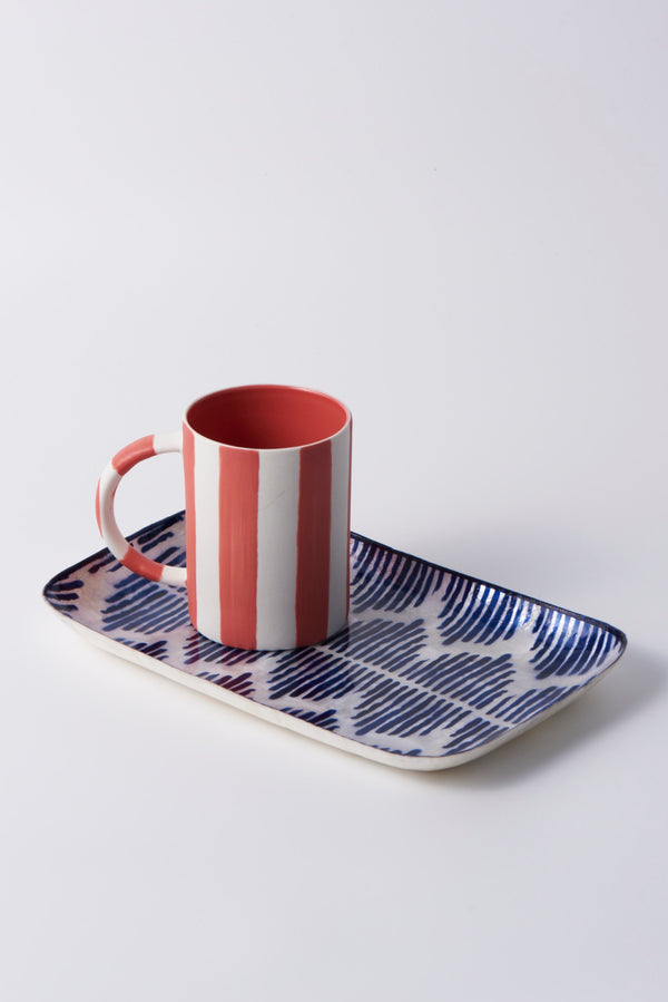 ATLANTIC BLUE STRIPES TRAY